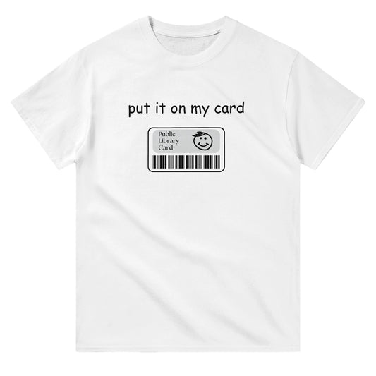 "Library Card" Comfort Colors Addition